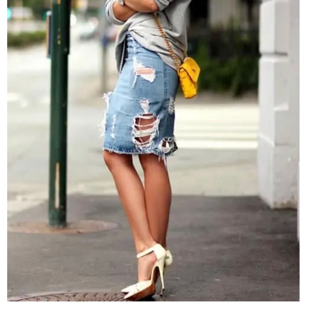 Current/Elliot denim skirt